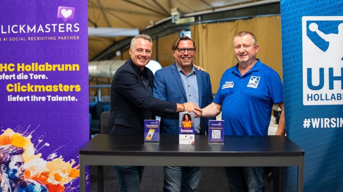 CLICKMASTERS wird neuer Hauptsponsor des UHC Hollabrunn