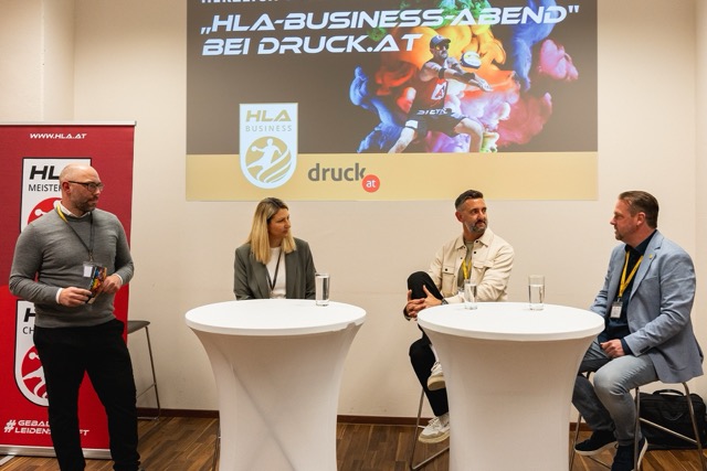 „HLA-BUSINESS-ABEND“ bei druck.at: Von den Profis lernen, wie man Druck in positive Energie verwandelt 
