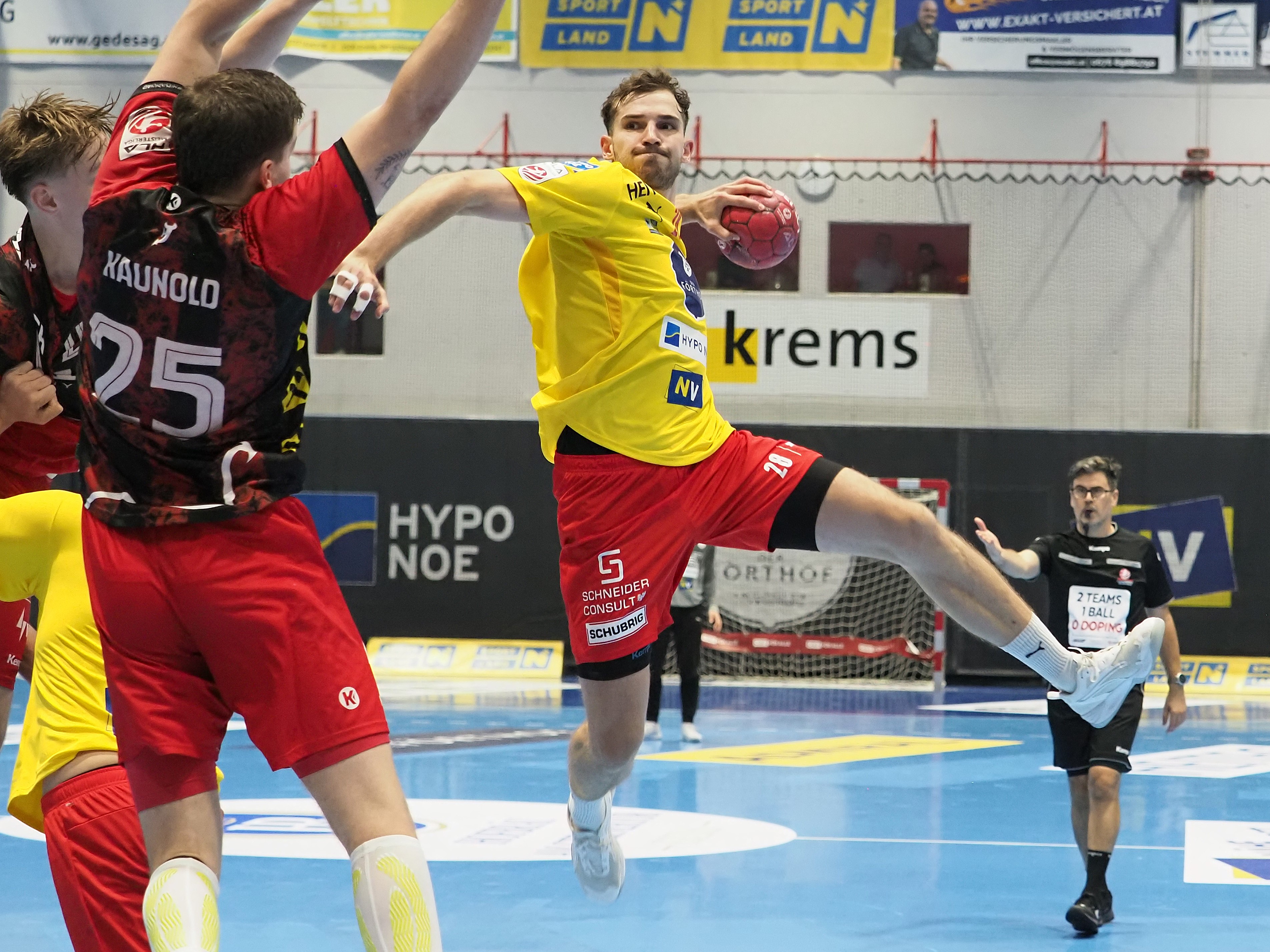 Meister KREMS dreht Top-Spiel gegen Vizemeister Hard, Tabellenführer LINZ setzt Siegesserie fort!