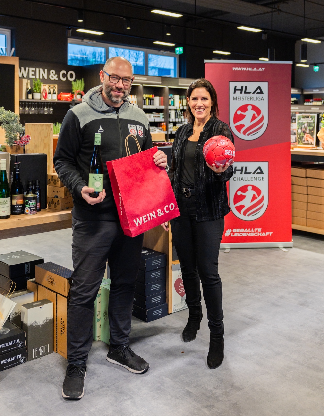 Genuss trifft Spitzenleistung - WEIN & CO und  die HANDBALL LIGEN AUSTRIA vertiefen ihre Partnerschaft